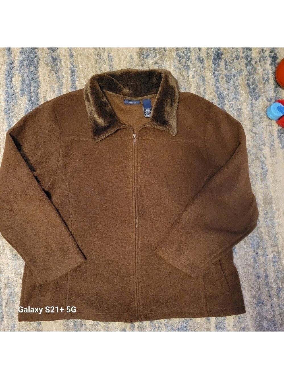 Nick & Sarah faux fur collar jacket size 2X
